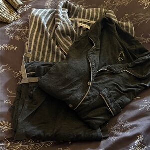 Stars Above Gray Pant Pajama set with DKNY Pajama Top
